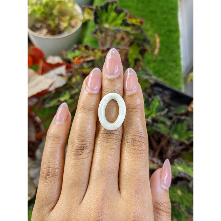 12.18 Ct. Yellowish Green Jade from China