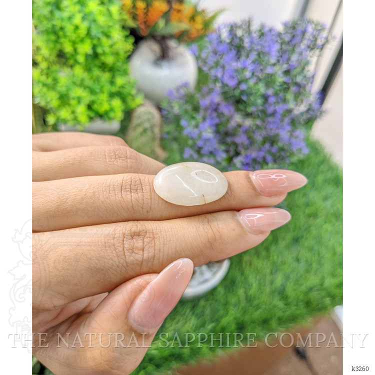 11.63 Ct. Cabochon White Opal from Australia