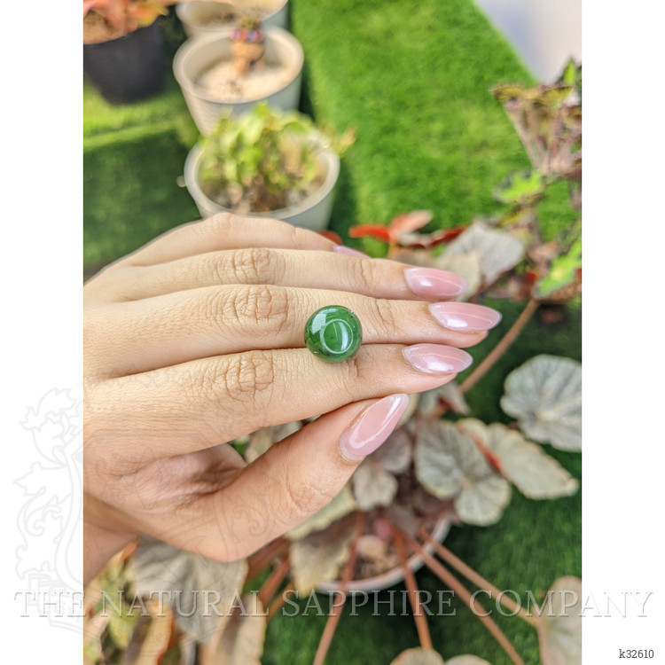 14.14 Ct. Green Jade from China