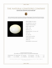 3.71 Ct. Salmon and White Cabochon Coral from Italy Scan Report