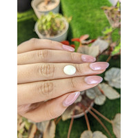 3.71 Ct. Salmon and White Cabochon Coral from Italy Life Style