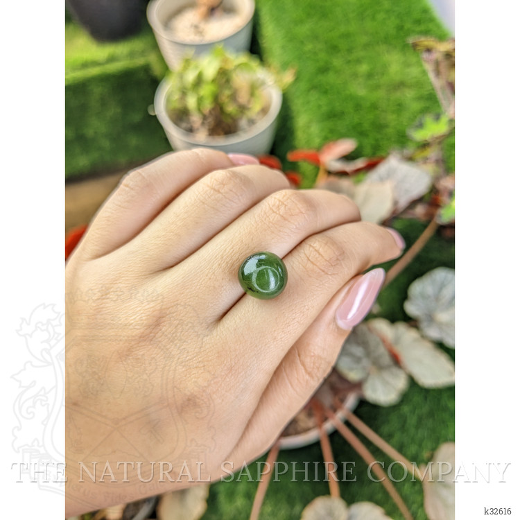 13.73 Ct. Green Jade from China