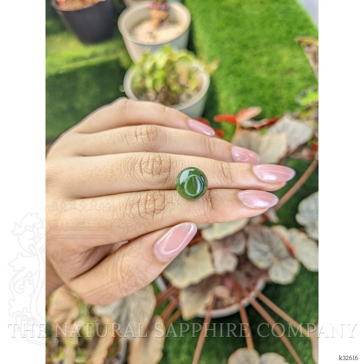 13.73 Ct. Green Jade from China