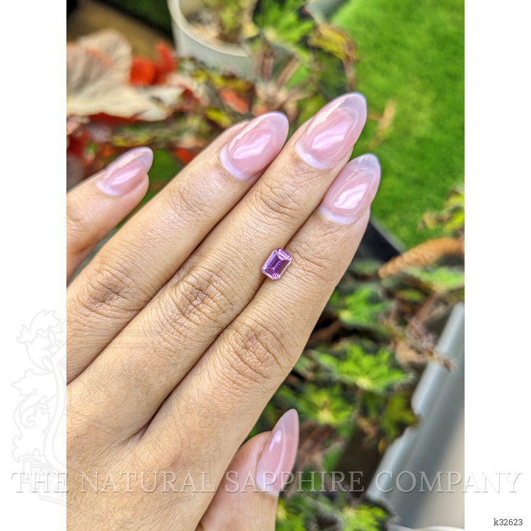0.84 Ct. Purplish Pink Spinel from Ceylon (Sri Lanka)