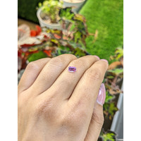 0.84 Ct. Purplish Pink Spinel from Ceylon (Sri Lanka) Life Style