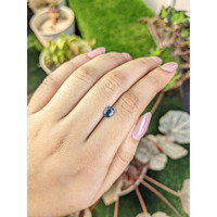 0.80 Ct. Greenish Blue Spinel from Ceylon (Sri Lanka) Life Style