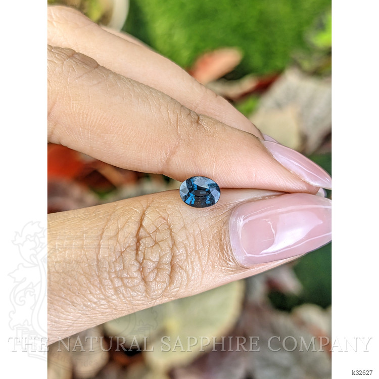 0.80 Ct. Greenish Blue Spinel from Ceylon (Sri Lanka)