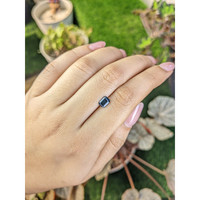 0.88 Ct. Greenish Blue Spinel from Ceylon (Sri Lanka) Life Style