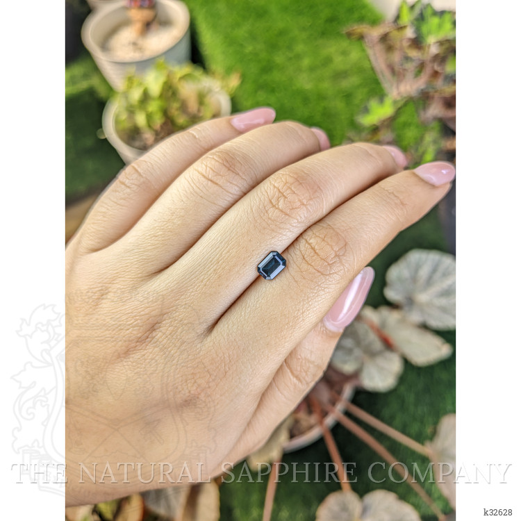 0.88 Ct. Greenish Blue Spinel from Ceylon (Sri Lanka)