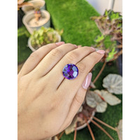 10.98 Ct. Purple Amethyst from Brazil Life Style