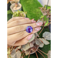 10.98 Ct. Purple Amethyst from Brazil Life Style