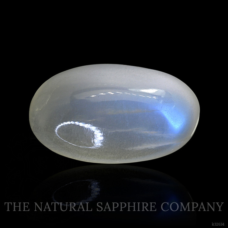 6.46 Ct. White Cabochon Moonstone from Brazil
