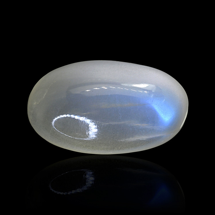6.46 Ct. White Cabochon Moonstone from Brazil