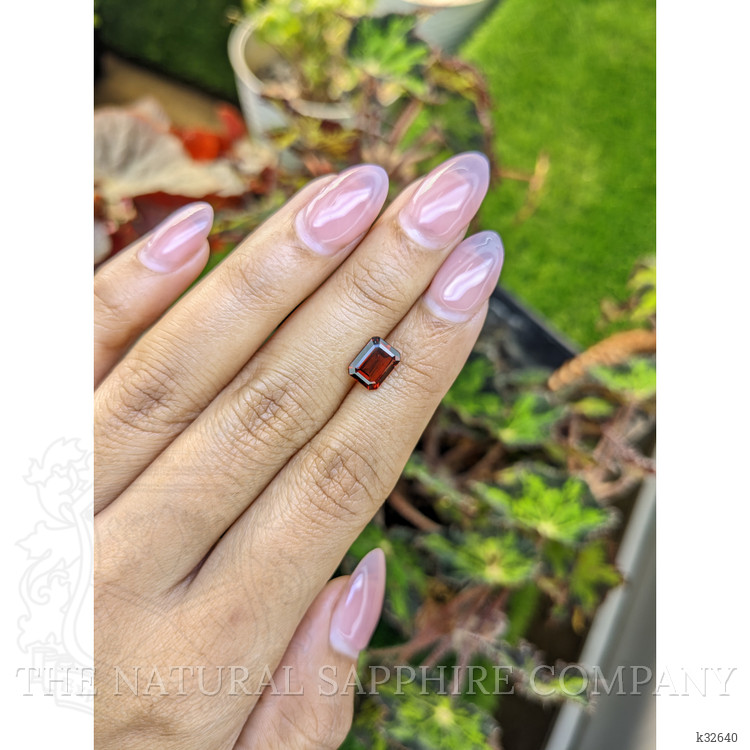 1.86 Ct. Red Garnet from Ceylon (Sri Lanka)