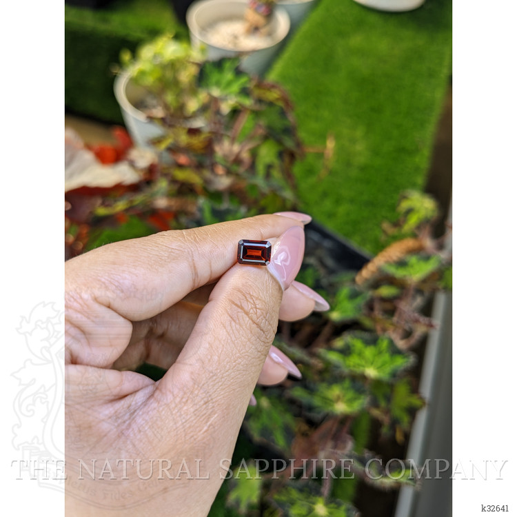 2.01 Ct. Red Garnet from Ceylon (Sri Lanka)