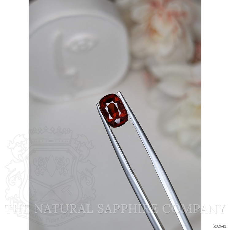 1.95 Ct. Red Garnet from Ceylon (Sri Lanka)