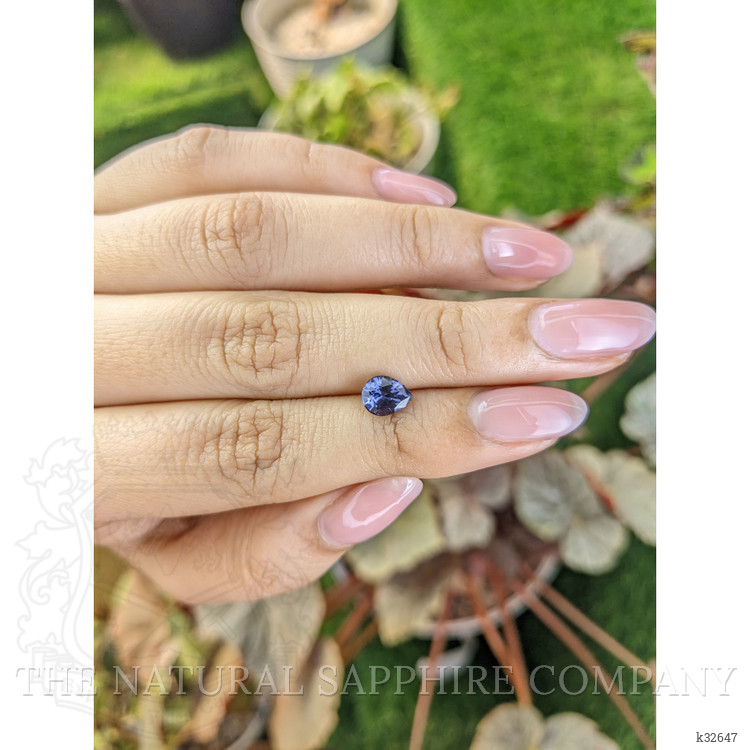 1.14 Ct. Purplish Blue Spinel from Ceylon (Sri Lanka)