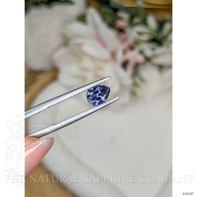 1.14 Ct. Purplish Blue Spinel from Ceylon (Sri Lanka)