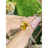 4.11 Ct. Yellow Citrine from Ceylon (Sri Lanka) Life Style