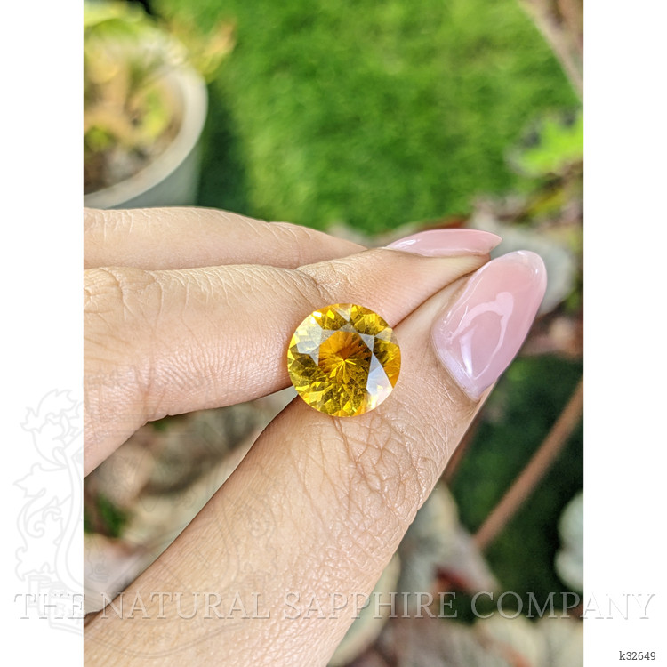 4.11 Ct. Yellow Citrine from Ceylon (Sri Lanka)