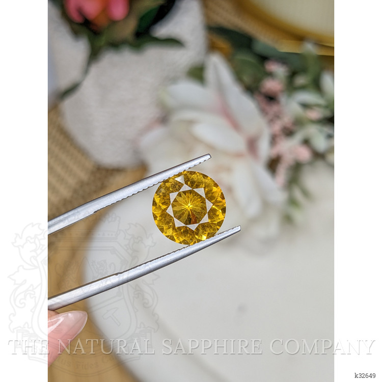 4.11 Ct. Yellow Citrine from Ceylon (Sri Lanka)