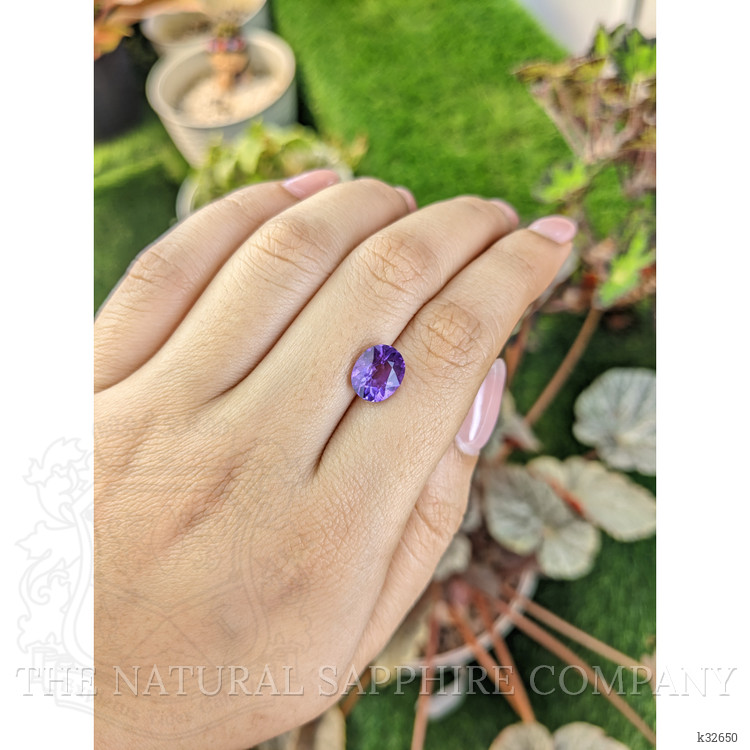 2.15 Ct. Purple Amethyst from Ceylon (Sri Lanka)