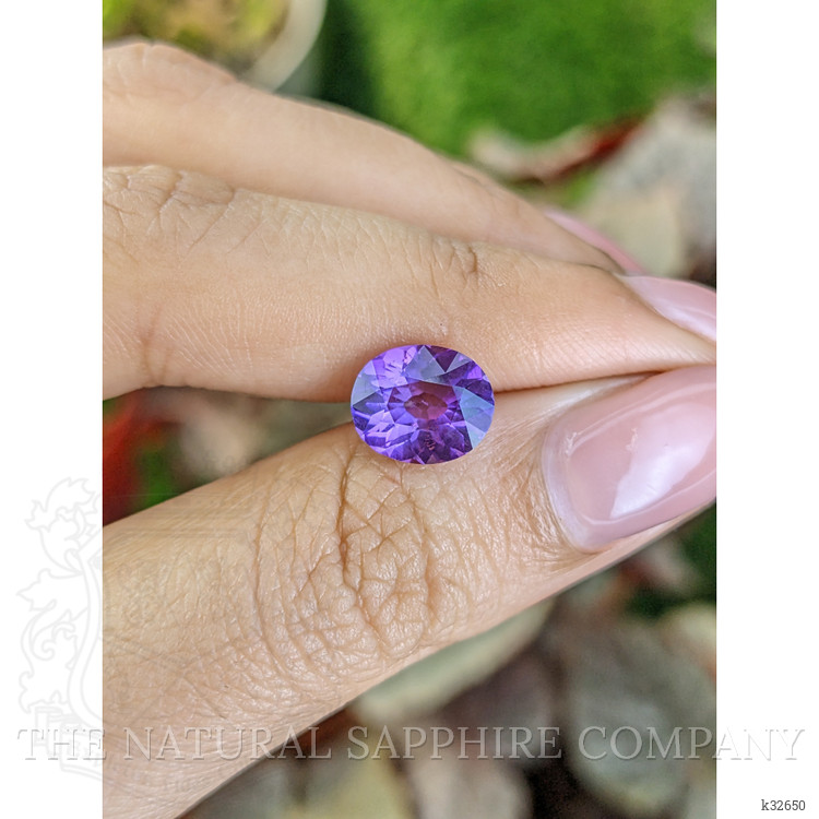 2.15 Ct. Purple Amethyst from Ceylon (Sri Lanka)