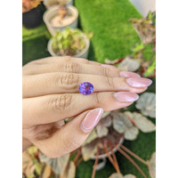 2.15 Ct. Purple Amethyst from Ceylon (Sri Lanka) Life Style