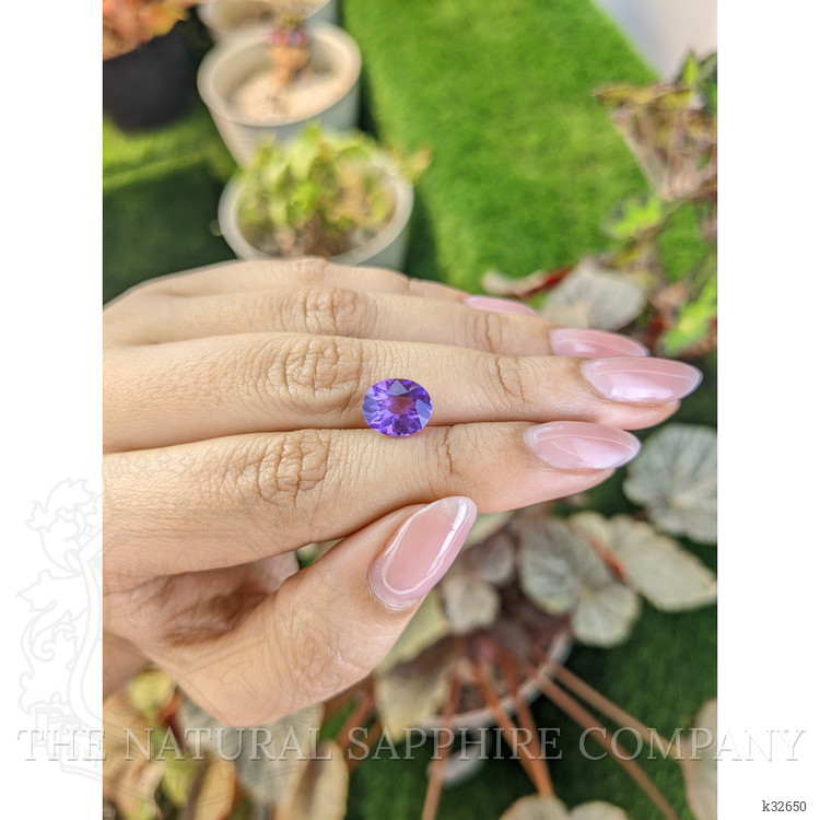 2.15 Ct. Purple Amethyst from Ceylon (Sri Lanka)