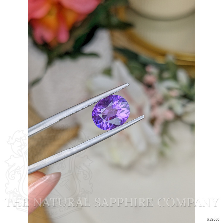 2.15 Ct. Purple Amethyst from Ceylon (Sri Lanka)