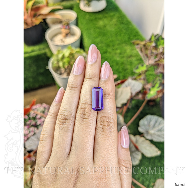 6.78 Ct. Purple Amethyst from Ceylon (Sri Lanka)