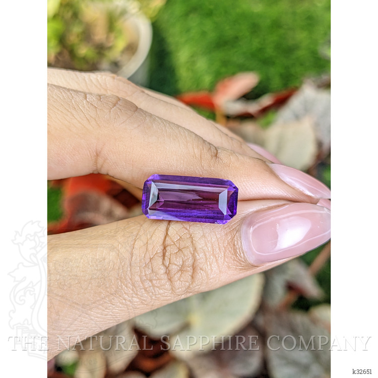 6.78 Ct. Purple Amethyst from Ceylon (Sri Lanka)