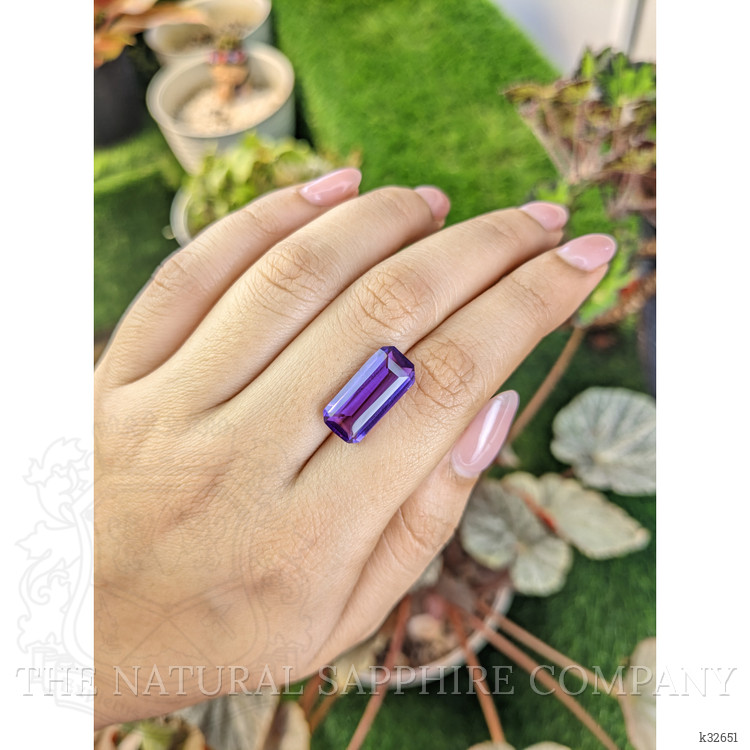 6.78 Ct. Purple Amethyst from Ceylon (Sri Lanka)