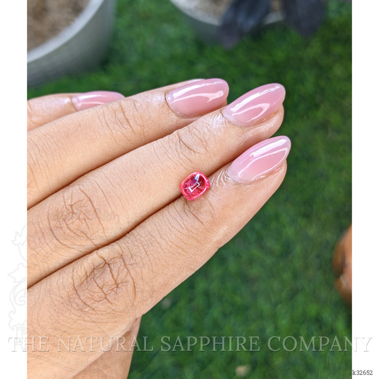 1.04 Ct. Reddish Pink Cabochon Spinel from Tanzania