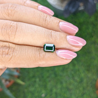 1.59 Ct. Tsavorite Garnet from Tanzania Life Style