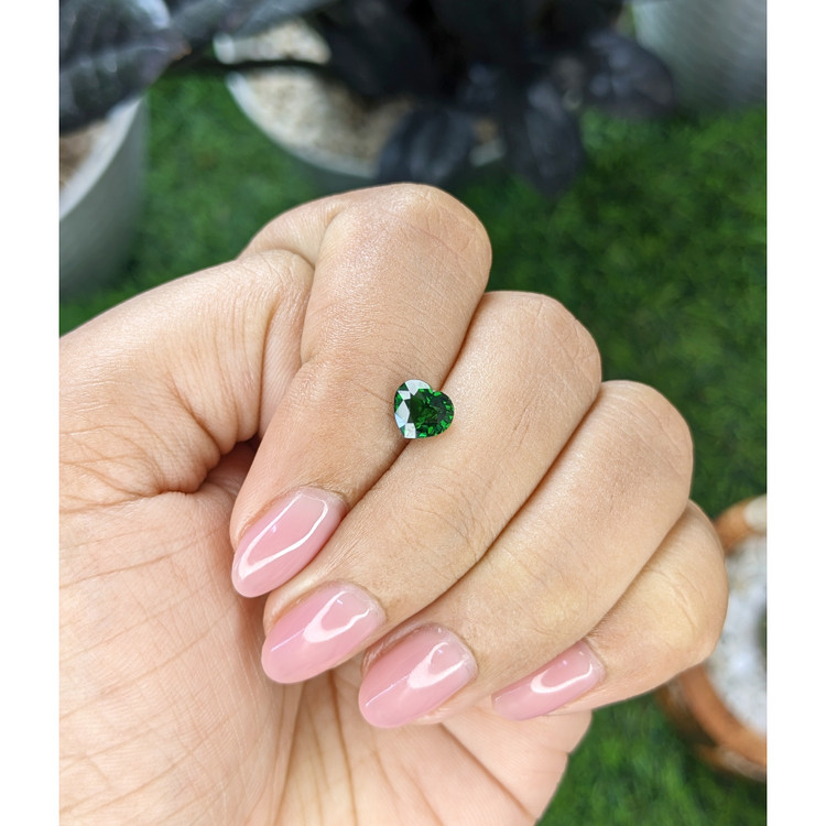 1.05 Ct. Tsavorite Garnet from Tanzania