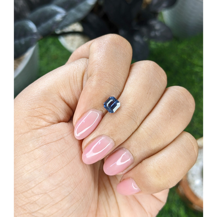 1.08 Ct. Purplish Blue Spinel from Tanzania