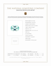 5.49 Ct. Paraiba Tourmaline from Nigeria Scan Report