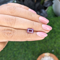2.09 Ct. Pinkish Purple Spinel from Tanzania Life Style