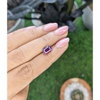 2.09 Ct. Pinkish Purple Spinel from Tanzania Life Style