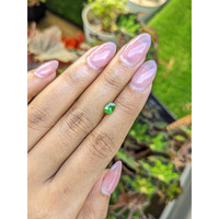 0.63 Ct. Tsavorite Garnet from Tanzania Life Style
