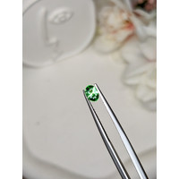 0.63 Ct. Tsavorite Garnet from Tanzania Life Style
