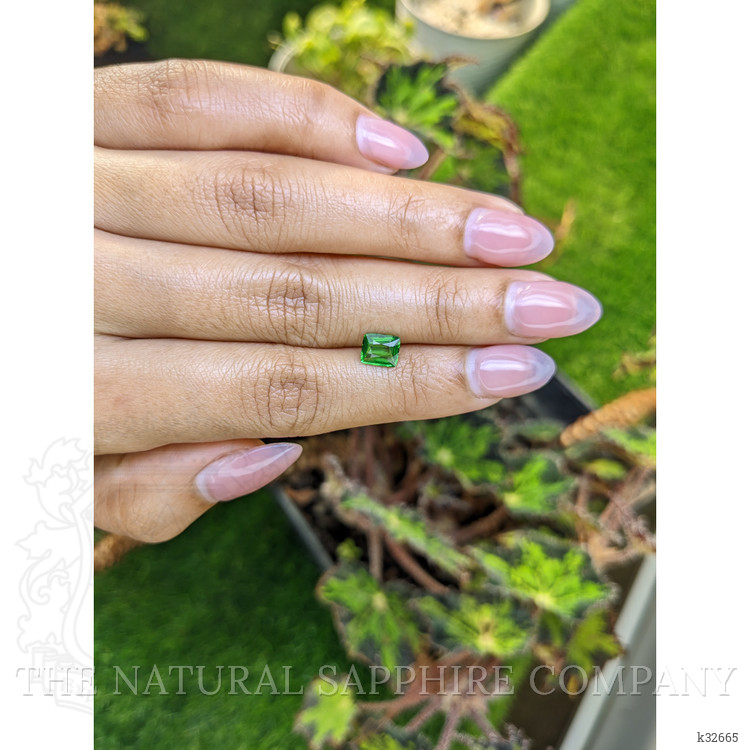 1.00 Ct. Tsavorite Garnet from Tanzania