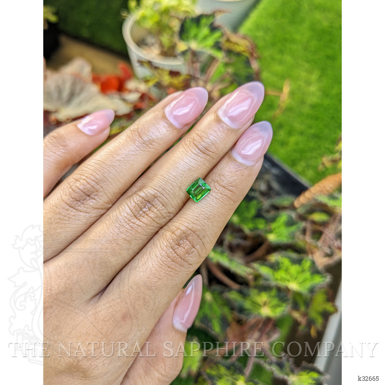 1.00 Ct. Tsavorite Garnet from Tanzania