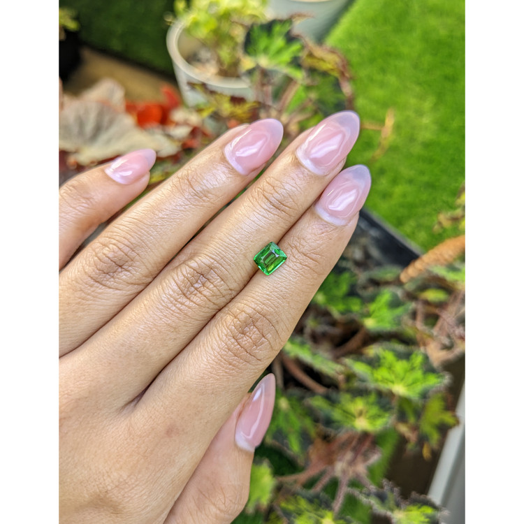 1.00 Ct. Tsavorite Garnet from Tanzania