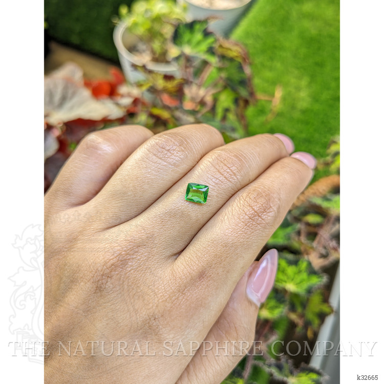 1.00 Ct. Tsavorite Garnet from Tanzania