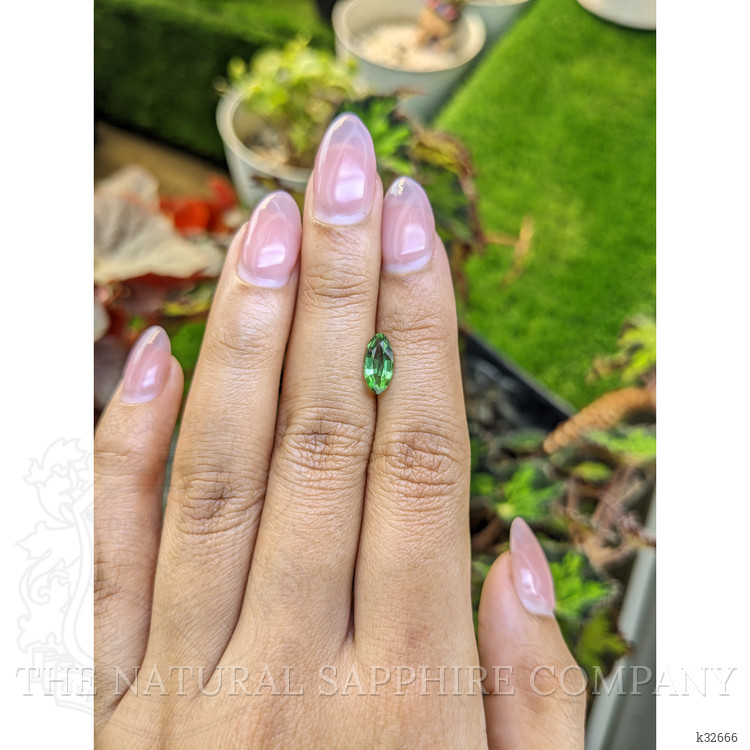 1.03 Ct. Tsavorite Garnet from Tanzania