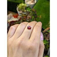 1.74 Ct. Purplish Red Rhodolite Garnet from Ceylon (Sri Lanka) Life Style