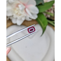 1.62 Ct. Purplish Pink Rhodolite Garnet from Ceylon (Sri Lanka) Life Style