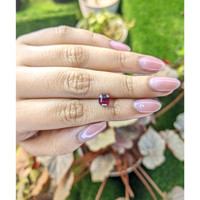 1.55 Ct. Purplish Pink Rhodolite Garnet from Ceylon (Sri Lanka) Life Style